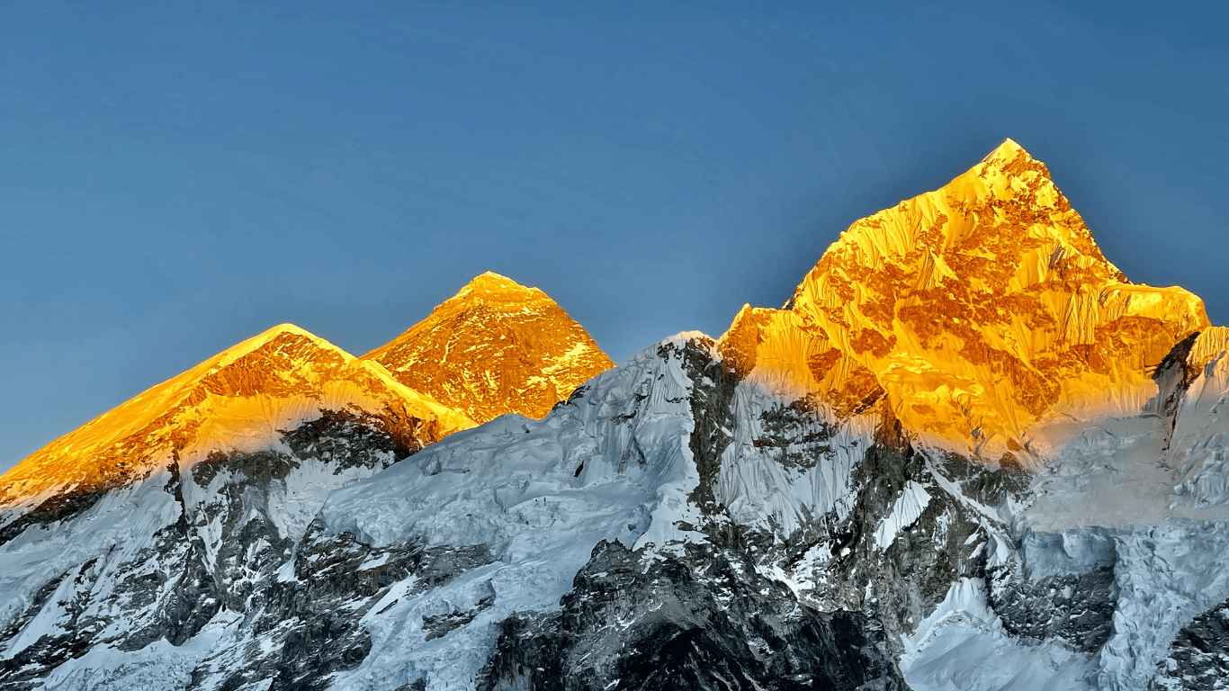 Himalayan mountain landscape in Nepal